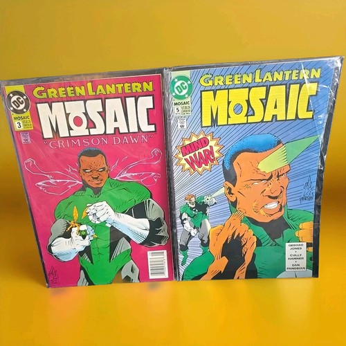 Mosaic green lantern 5 - mosaic, +