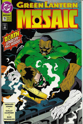 Green lantern mosaic - green,