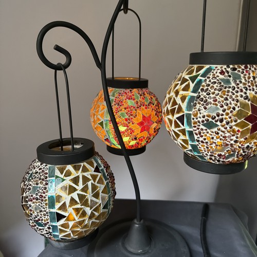 Boho tier mosaic - 3, hanging