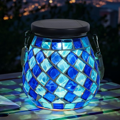 Mosaic solar lanterns - solar, lights