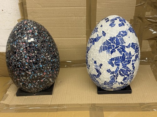 Decorative mosaic egg shape - decorative,