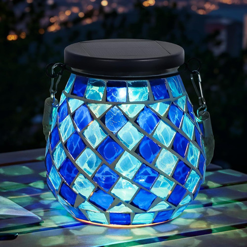 Mosaic solar lanterns - solar, lights